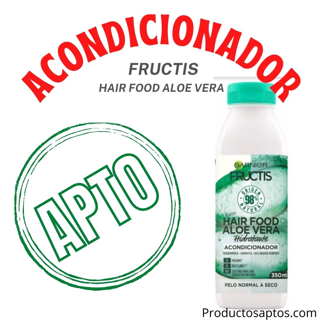 impulso Víctor Enciclopedia Acondicionador Hair Food Aloe Vera - Fructis de Garnier - ProductosAptos.com
