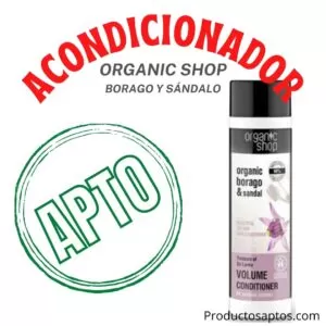 Acondicionador Borago Y Sandalo Organic Shop