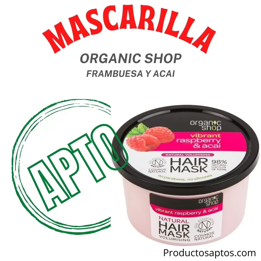 Mascarilla Frambuesa Acai Organic Shop