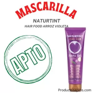 Mascarilla Hair Food Arroz Violeta Naturtint