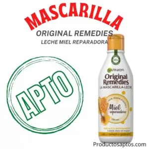 Mascarilla Leche Miel Reparadora Original Remedies
