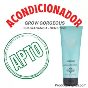 Acondicionador Sin Fragancia Sensitive Grow Gorgeous