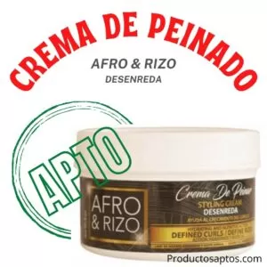 Crema De Peinar Afro Y Rizo