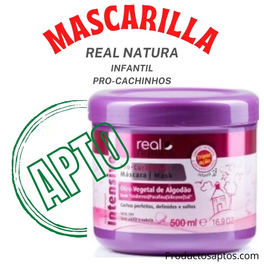 Mascarilla Infantil Pro Cachinhos Real Natura