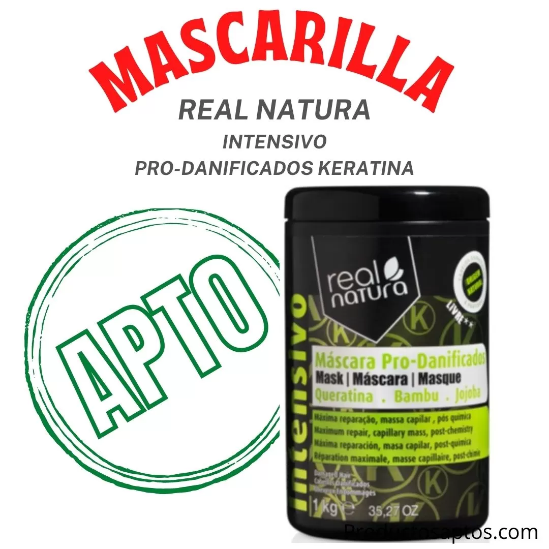 Mascarilla Intensivo Pro Danificados Keratina Real Natura