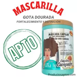 Mascarilla Fortalecimiento Y Definicion Gota Dourada