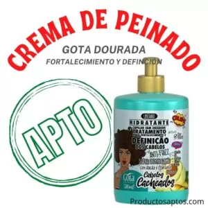Crema De Peinado Fortalecimiento Gota Dourada