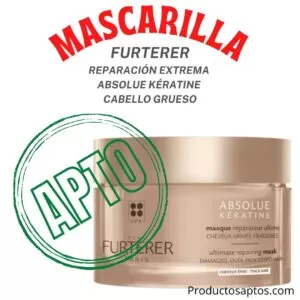 Mascarilla Reparadora Absolue Keratine Grueso Furterer