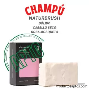 Champu Cabello Seco Rosa Mosqueta Naturbrush