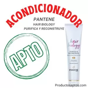 Acondicionador Hair Biology Purifica Reconstruye Pantene