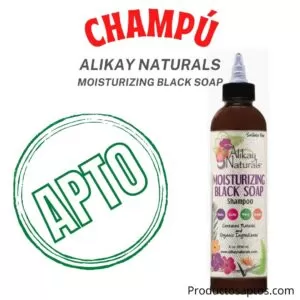 Champu Moisturizing Black Soap Alikay