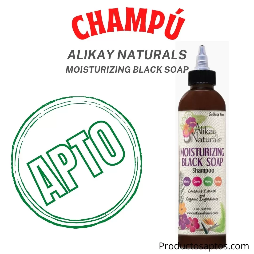 Champu Moisturizing Black Soap Alikay