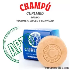 Champu Solido Volumen Brillo Suavidad Curlmed