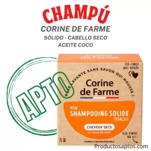 Champu Solido Cabello Seco Corine De Farme