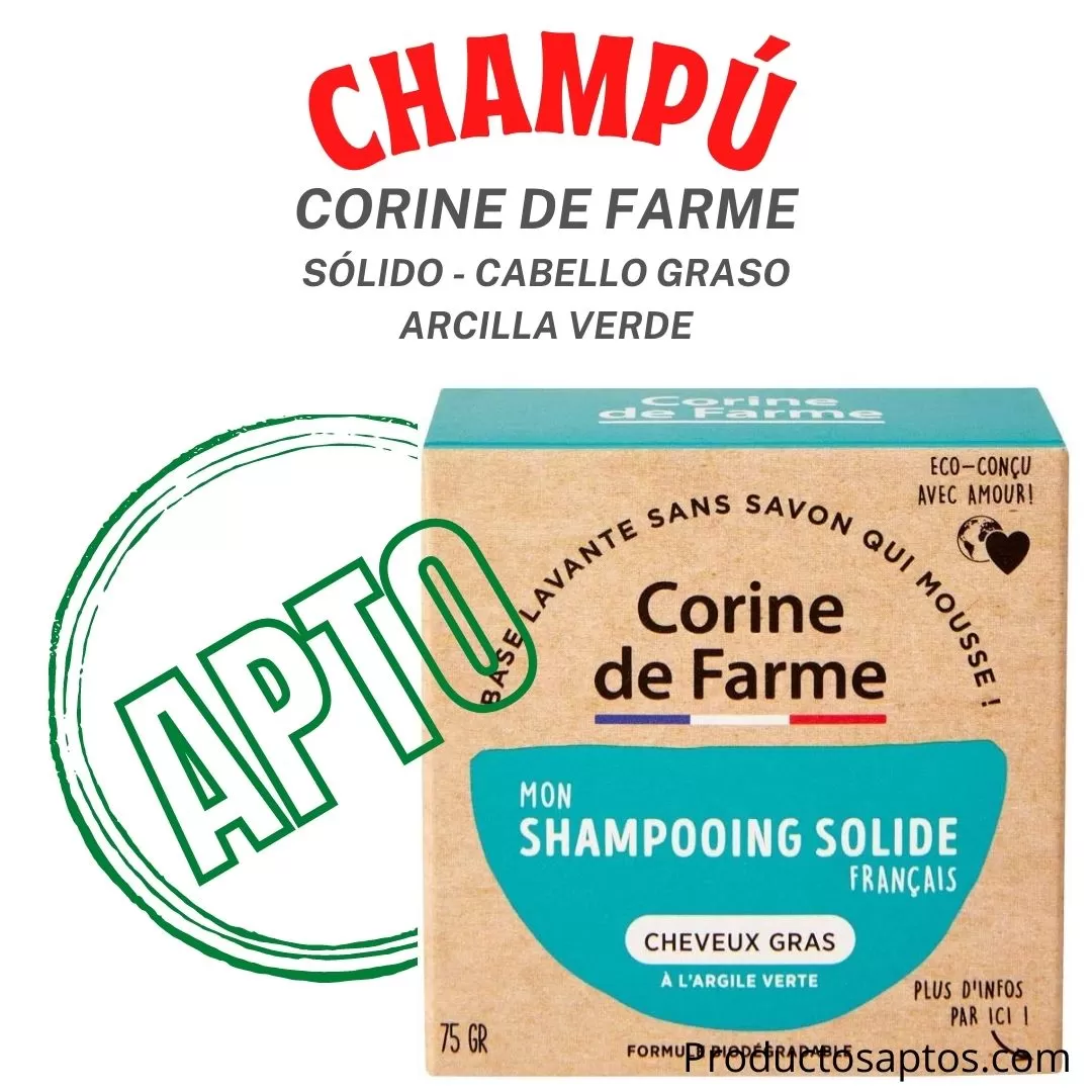 Champu Solido Cabello Graso Corine De Farme