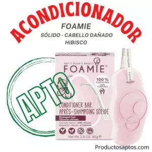 Acondicionador Solido Cabello Danado Hibisco Foamie