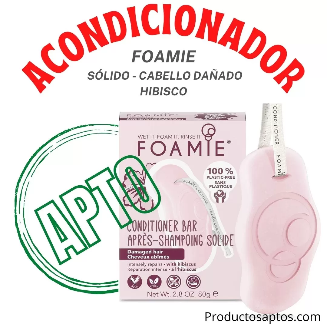 Acondicionador Solido Cabello Danado Hibisco Foamie