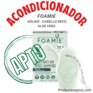 Acondicionador Solido Cabello Seco Aloe Vera Foamie