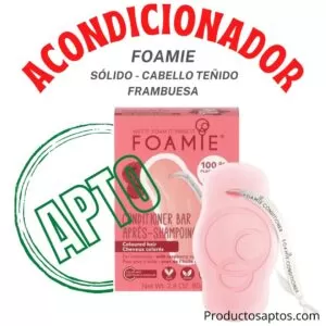 Acondicionador Solido Cabello Tenido Frambuesa Foamie