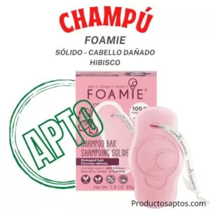 Champu Solido Cabello Danado Con Hibisco