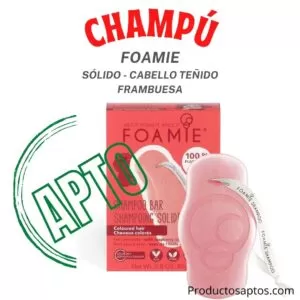 Champu Solido Cabellos Tenidos Frambuesa Foamie
