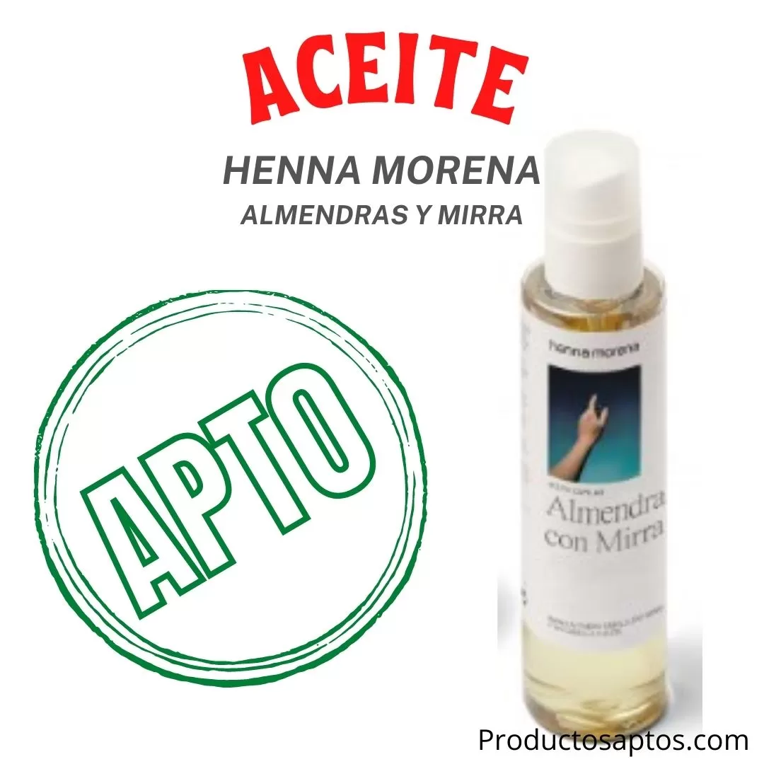 Aceite De Almendras Con Mirra Henna Morena