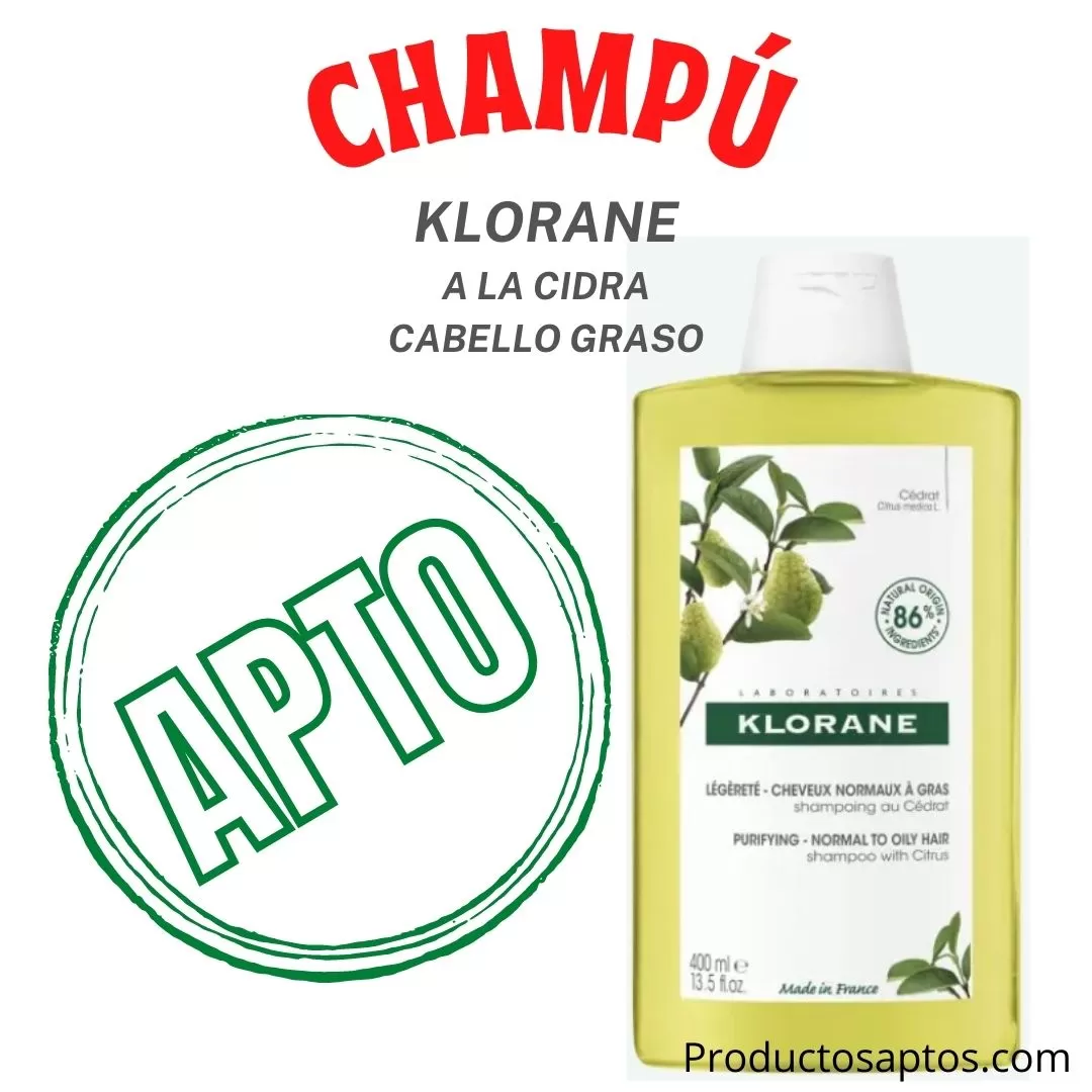 Champu A La Cidra Klorane