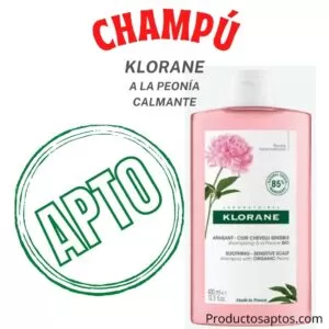 Champu A La Peonia Klorane