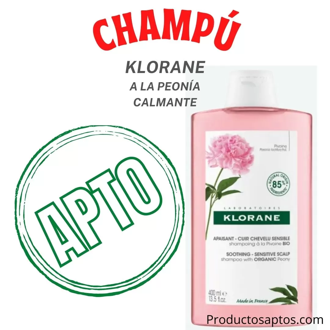 Champu A La Peonia Klorane