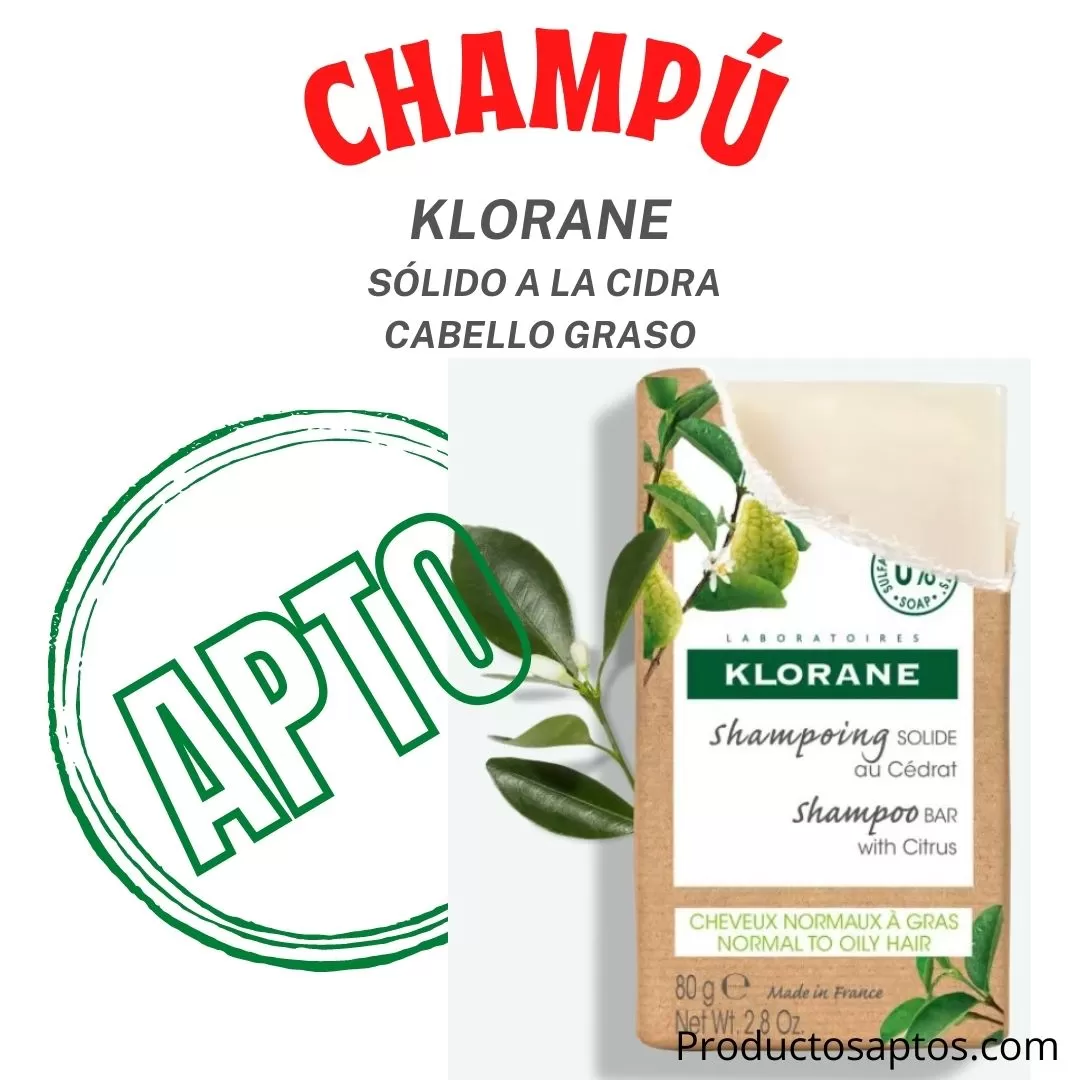 Champu Solido A La Cidra Klorane