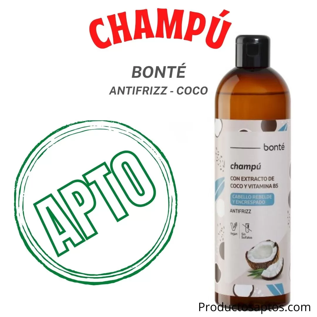 CHAMPU ANTIFRIZZ DE COCO BONTE