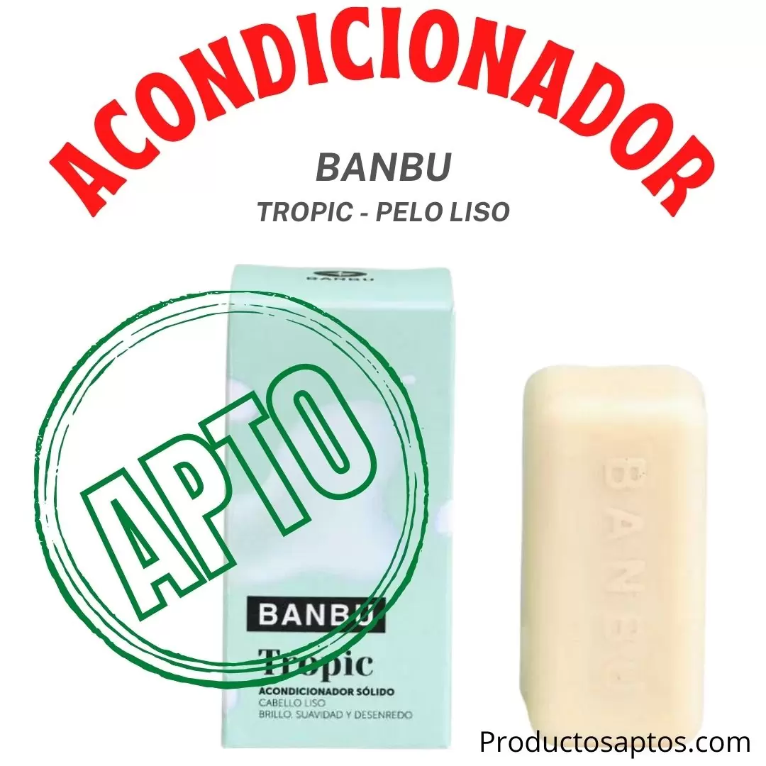 Acondicionador Solido Tropic Pelo Liso Banbu