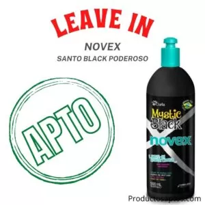LEAVE IN SANTO BLACK PODEROSO NOVEX