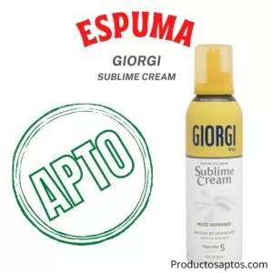 Espuma Sublime Cream Giorgi