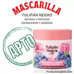 Mascarilla Repara Y Protege Tulipan Negro